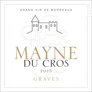 MAYNE DU CROS - Château Du Cros • Famille Boyer - 2019 - Blanc