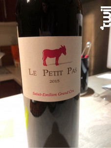 Le Petit Pas - Château Pas de l’Ane - 2015 - Rouge