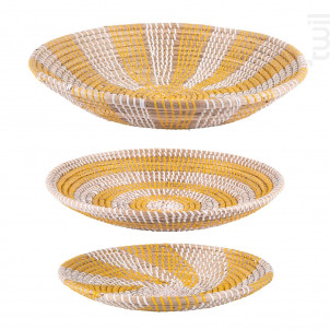 Set De 3 Coupes Jonc Jaune - table passion -  - 