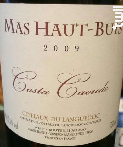 Costa Caoude - Mas Haut Buis - 2021 - Rouge