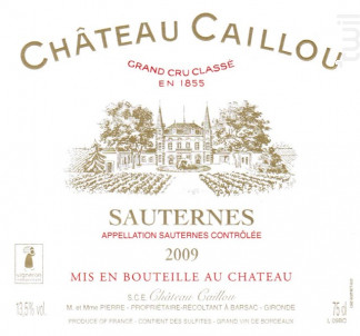 Château Caillou - Château Caillou - 1975 - Blanc