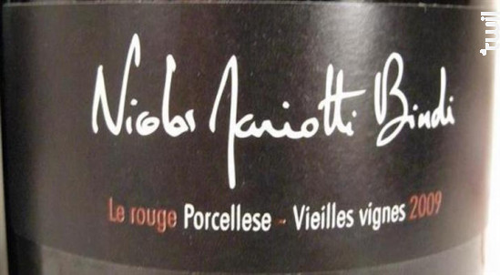 Porcellese Vieilles Vignes - Nicolas Mariotti Bindi - 2017 - Rouge