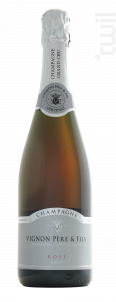 Champagne Rosé Grand Cru Verzy - Les Vignes Goisses - Champagne Vignon Père et Fils - 2014 - Effervescent