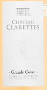 Grande cuvée Rosé - Château Clarettes - 2021 - Rosé