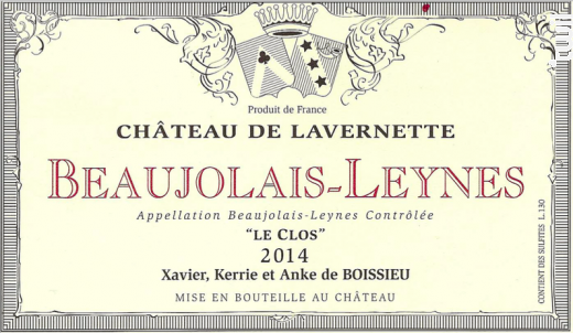 Beaujolais Leynes - 'Le Clos