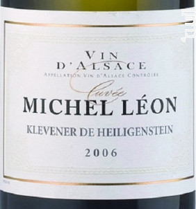 Klevener de Heiligenstein - Arthur Metz - 2018 - Blanc