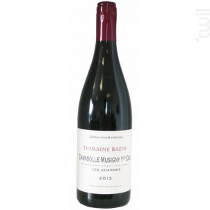 Chambolle Musigny 1er Cru les charmes - Yves Bazin - 2013 - Rouge