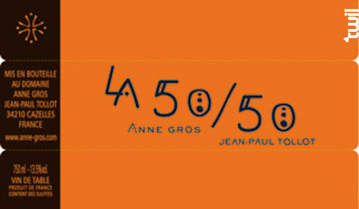 La 50/50 - Domaine Anne Gros et Jean-Paul Tollot - 2021 - Rouge