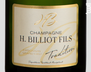 Cuvée Tradition - Champagne Billiot - Non millésimé - Effervescent