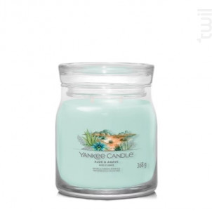 Bougie Signature Aloe Et Agave Modèle Moyen - Yankee Candle -  - 