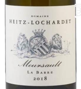 Meursault - La Barre - Armand Heitz - 2018 - Blanc