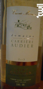 Cuvée Marion - DOMAINE CARRIERE AUDIER - 2016 - Blanc