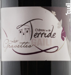 Les Gravettes Rouge - Château de Terride - 2018 - Rouge