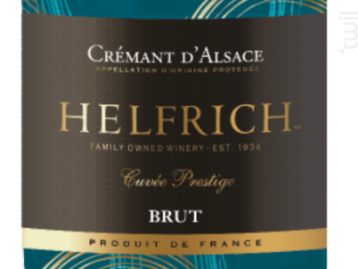 Helfrich - Crémant d'Alsace Brut - Helfrich - Non millésimé - Effervescent