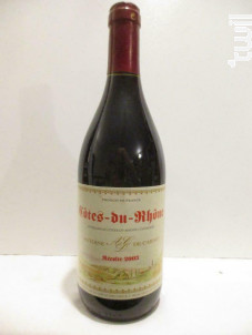 Côtes Du Rhône Cercle Des Vins - Antoine de Carnet - 2003 - Rouge