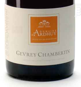 Gevrey-Chambertin - Domaine d'Ardhuy - 2019 - Rouge