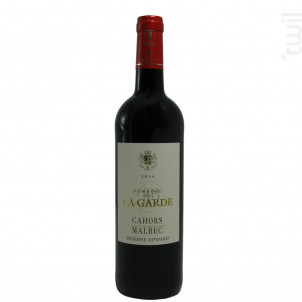 Cahors Réserve Edward - Domaine de la Garde - 2014 - Rouge