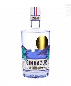 Gin D'azur 43° - Gin d'azur - Non millésimé - 