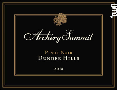 Dundee Hills - ARCHERY SUMMIT - 2018 - Rouge