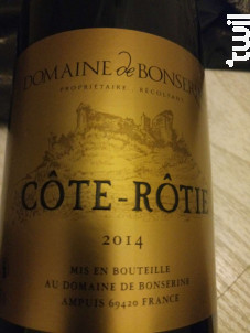 Côte-Rôtie - Domaine de Bonserine - 2014 - Rouge