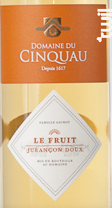 Le Fruit - Domaine du Cinquau - 2017 - Blanc