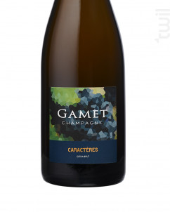 Caractères - Extra Brut - Champagne Gamet - Non millésimé - Effervescent