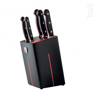 Bloc De 5 Couteaux Avec Aiguiseur Velocity - Amefa -  - 
