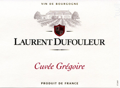 Cuvée Grégoire - Domaine Laurent Dufouleur - 2016 - Rouge