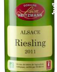 Riesling - Domaine Léon Heitzmann - 2012 - Blanc