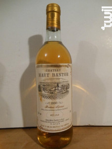 Château Haut-bastor - Vignobles Maurin - 1990 - Blanc
