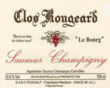 Le Bourg - CLOS ROUGEARD - 2014 - Rouge
