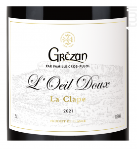 La Clape - Famille Cros-Pujol - Château Grézan - 2021 - Rouge