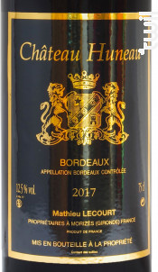 Château Huneau - Château Huneau - 2018 - Rouge