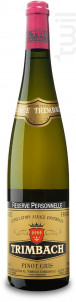 Pinot Gris Réserve Personnelle - Trimbach - 2012 - Blanc