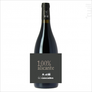 100% Alicante - Domaine les Cascades - 2021 - Rouge