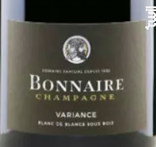 Variance - Champagne Bonnaire - Non millésimé - Effervescent