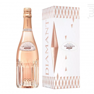 Champagne Vranken - Diamant Rosé - Sous Coffret Cadeau - Vranken - Non millésimé - Effervescent