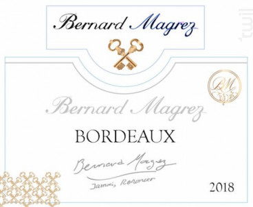 Bordeaux Blanc - Bernard Magrez - 2018 - Blanc