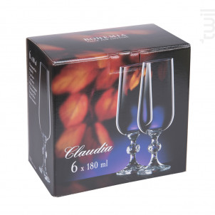 Flûte À Champagne Claudia Panto lot De 6 - table passion -  - 