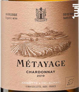 Métayage - Chardonnay - Abbotts & Delaunay - 2019 - Blanc