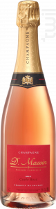 Cuvée Rosé - Champagne D.Massin - Non millésimé - Effervescent