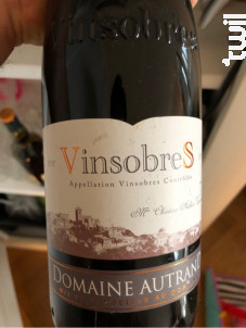 Vinsobres - Domaine Autrand - 2013 - Rouge