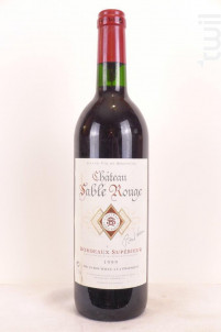 Savour Club Bernard Loiseau - Château Sable Rouge - 1999 - Rouge