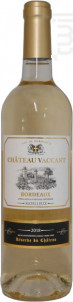 Château Vaccant Moelleux - Château Vaccant - 2021 - Blanc