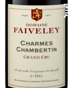 CHARMES CHAMBERTIN - Domaine Faiveley - 2018 - Rouge