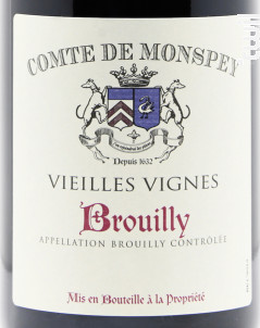 Vieilles Vignes - Domaine Comte De Monspey - 2018 - Rouge