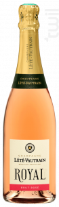 Brut Rosé Royal - Champagne Lété-Vautrain - Non millésimé - Effervescent