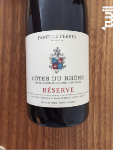 Perrin Reserve - Famille Perrin - Château de Beaucastel - 2016 - Rouge