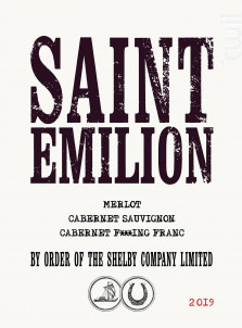Shelby Company Ltd Saint Emilion (Peaky Blinders) - Vignobles Bardet - 2019 - Rouge