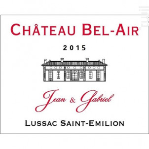 Bel-Air - Jean & Gabriel - Château Bel-Air - 2022 - Rouge